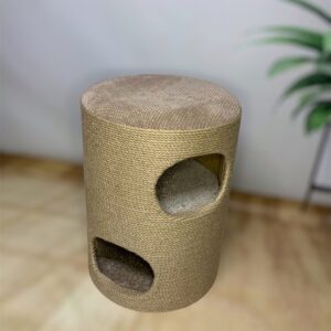 Пуф, тумба, когтеточка, домик для кота, веревка джут, 60*45*45см