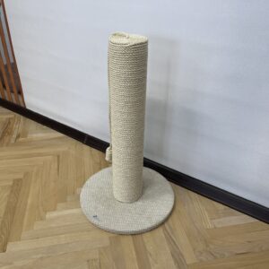 Дряпка для кота, столбик когтеточка круглый, из сизаля 65/80/100см
