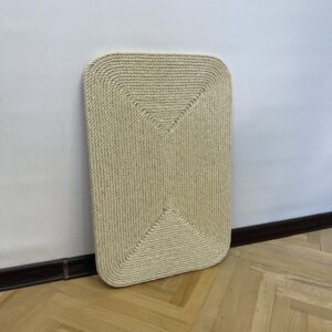 Когтеточка коврик для кота, дряпка напольная, из сизаля