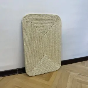 Когтеточка коврик для кота, дряпка напольная, из сизаля
