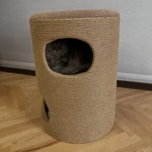 Пуф, тумба, кігтеточка, будинок для кота, мотузка джут, 60*45*45см
